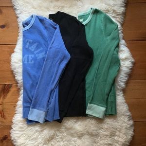 Set of 3 American Eagle Long John Tops